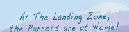 At the Landing Zone the Parrots are at home!